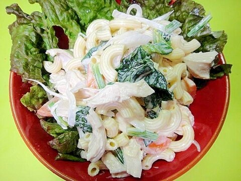 チキンとほうれん草のマカロニサラダ レシピ 作り方 By Mint74 楽天レシピ